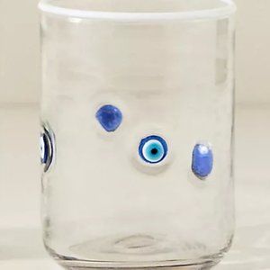 Anthropologie Lucky Evil Eye Juice Glass